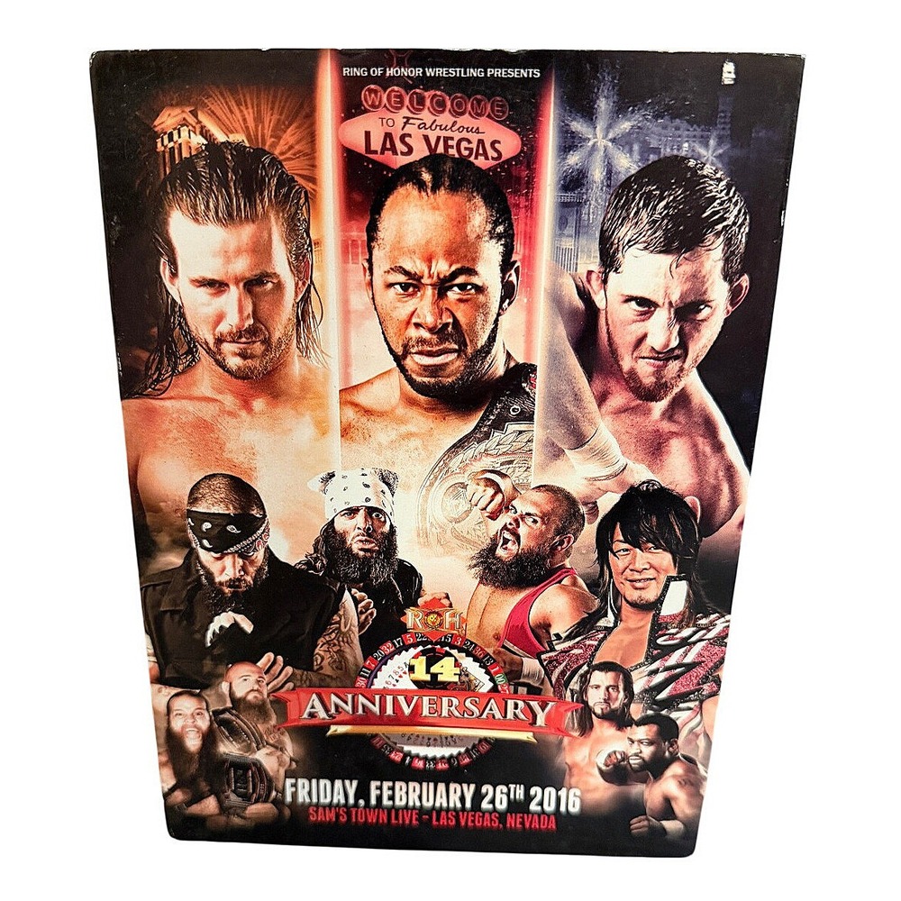 ROH 14th Anniversary Show DVD 2016 Ring of Honor Wrestling Adam Cole Jay Lethal